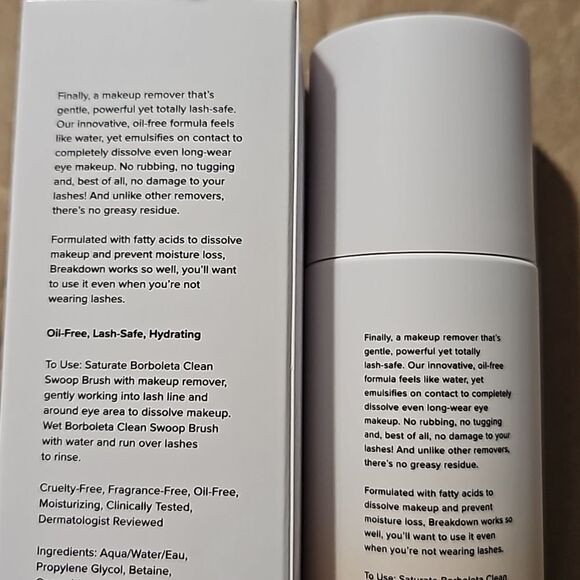 BORBOLETA Breakdown Oil-Free Makeup Remover 100ml full size NEW - Picture 5 of 8